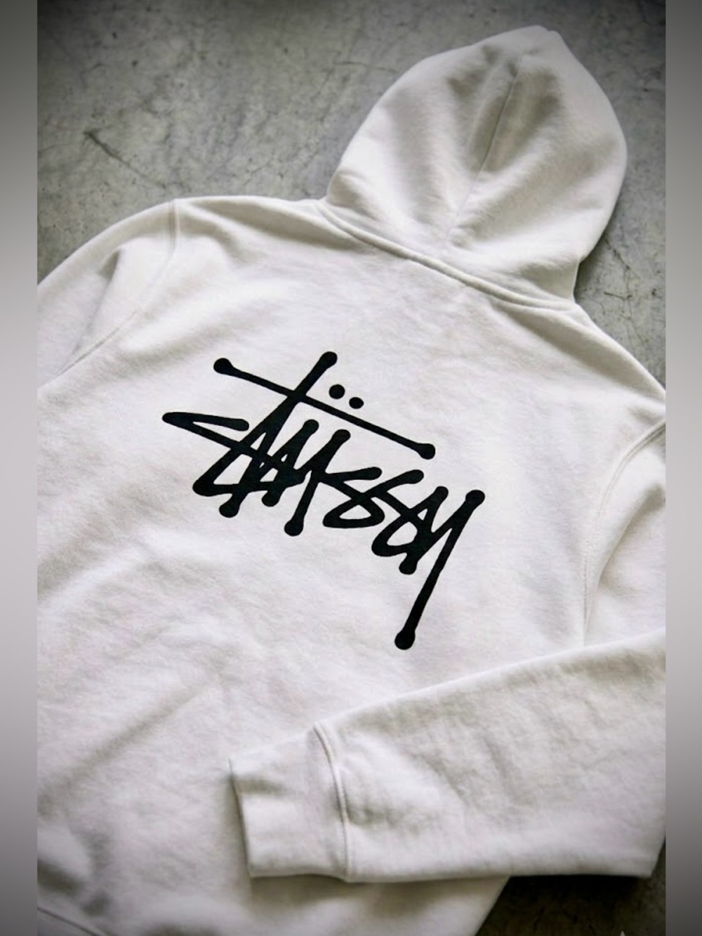 🆕 STUSSY full zip hooded sweatshirt Stüssy Stock Logo Archive Discontinued Style